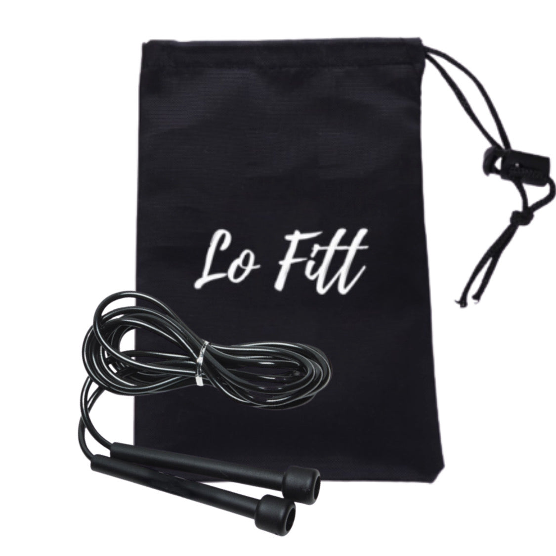 LO FITT JUMP ROPE IN BLACK