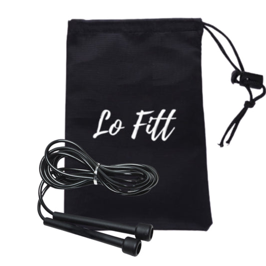 LO FITT JUMP ROPE IN BLACK